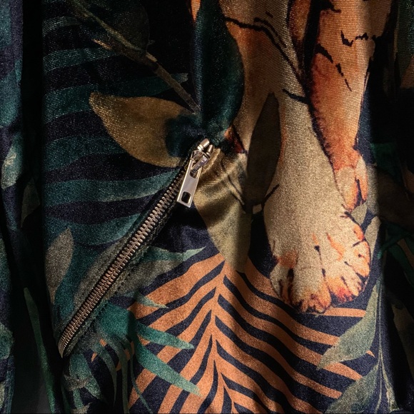 *SOLD* Aviator Nation Tiger Velour Hoodie Large - Picture 14 of 15